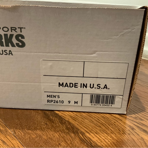 NWB rockport works black men’s work shoes size 9m - Picture 9 of 9